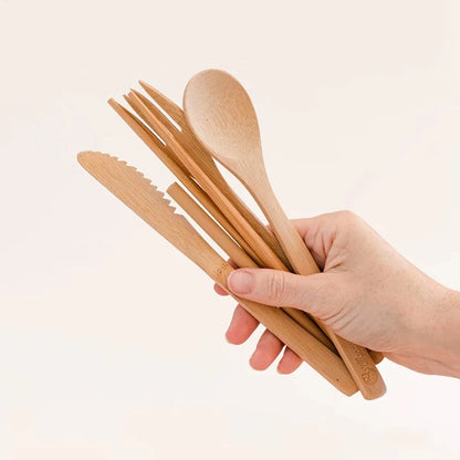 Cutlery travel set - Bamboo