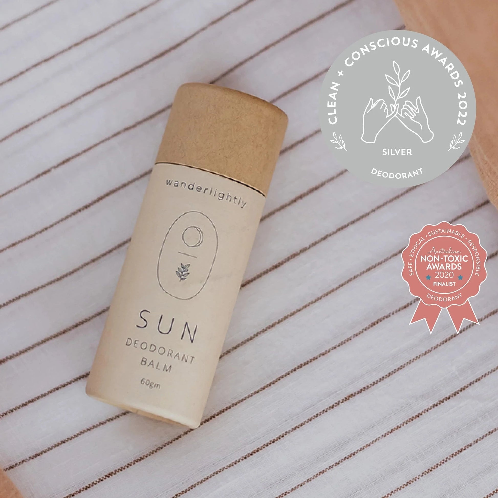 wanderlightly - sun natural deodorant balm