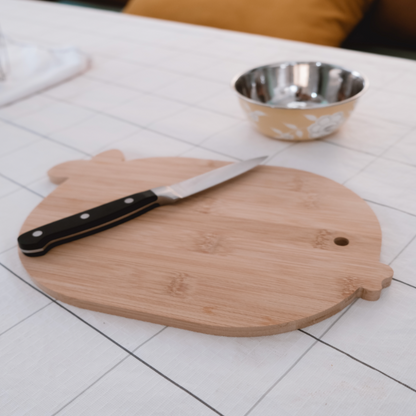 bamboo fish shaped chopping board